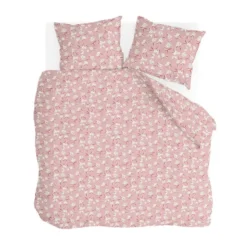 Walra - Dekbedovertrek Floral Fusion - 240x220 cm - Roze
