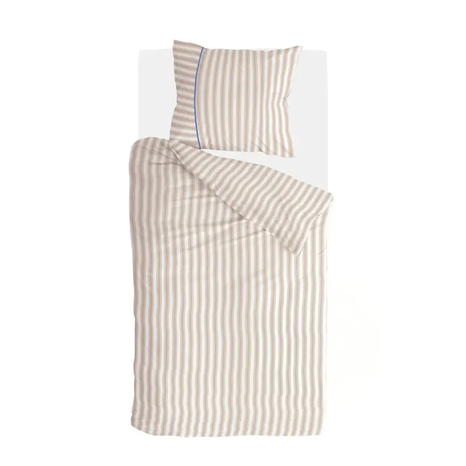 Walra - Dekbedovertrek Refined Lines - 140x220 cm - Zand