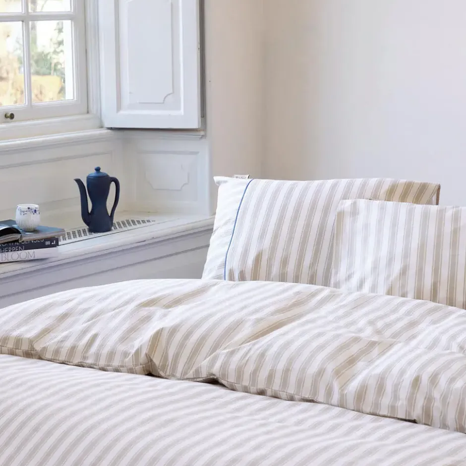 Walra - Dekbedovertrek Refined Lines - 240x220 cm - Zand