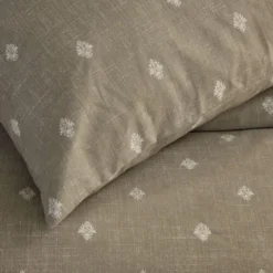 Walra - Dekbedovertrek Remade Rustic GraCe - 200x220 cm - Taupe
