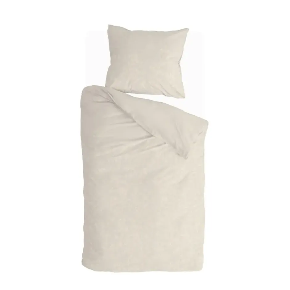 Walra - Dekbedovertrek Yarrow Elegance - 140x220 cm - Zand