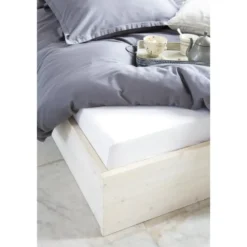 Walra - Hoeslaken Jersey - 80x200/210 cm - Wit
