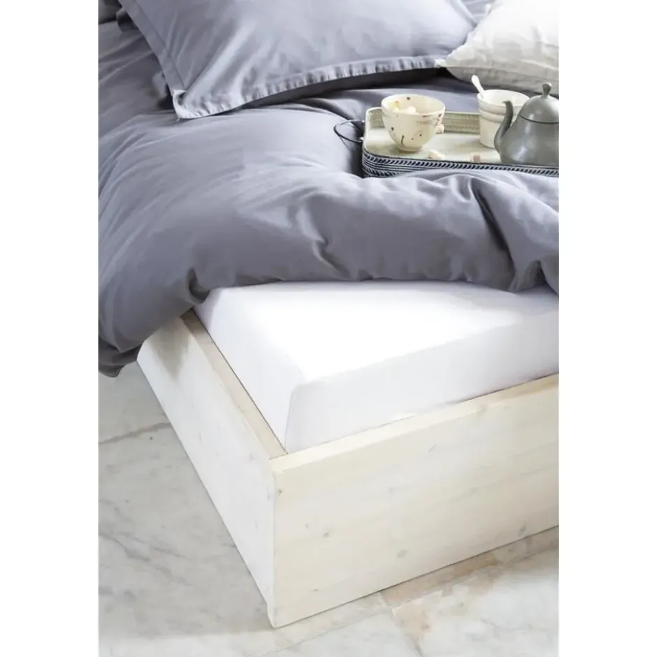 Walra - Hoeslaken Jersey - 80x200/210 cm - Wit