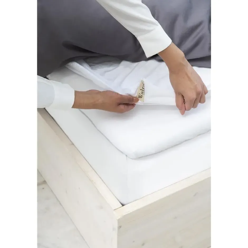 Walra - Molton Cotton Cover Topper - 80x200 cm - Wit