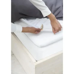 Walra - Molton Cotton Cover Topper - 90x220 cm - Wit