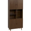 Wandkast Imre - walnootkleur - 200x90x40 cm