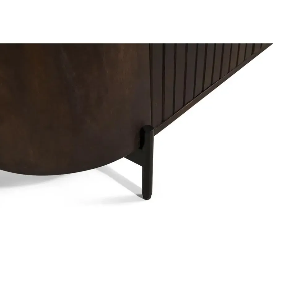Wandkast Mokka - Donkerbruin 115cm