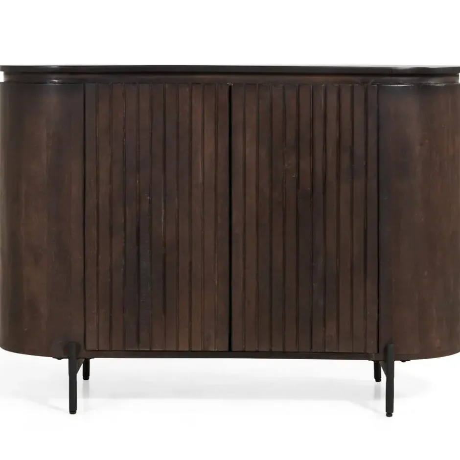Wandkast Mokka - Donkerbruin 115cm