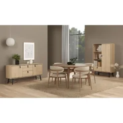 Wandkast Naturel - 100x40x160cm - Ry