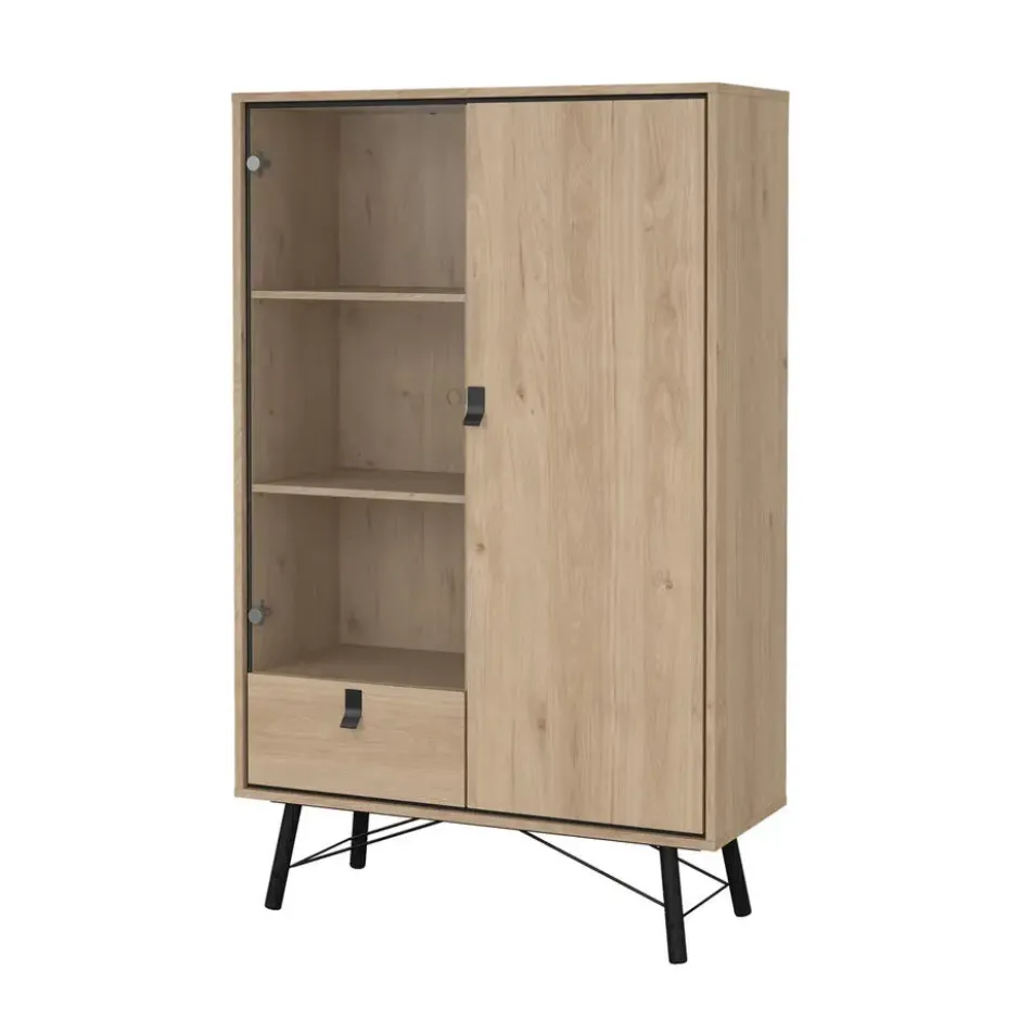 Wandkast Naturel - 100x40x160cm - Ry