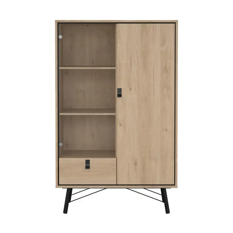 Wandkast Naturel - 100x40x160cm - Ry