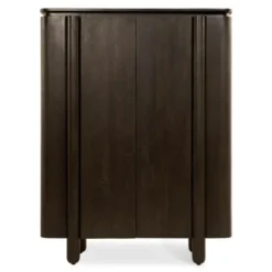 Wandkast Rondo - 150cm Donkerbruin
