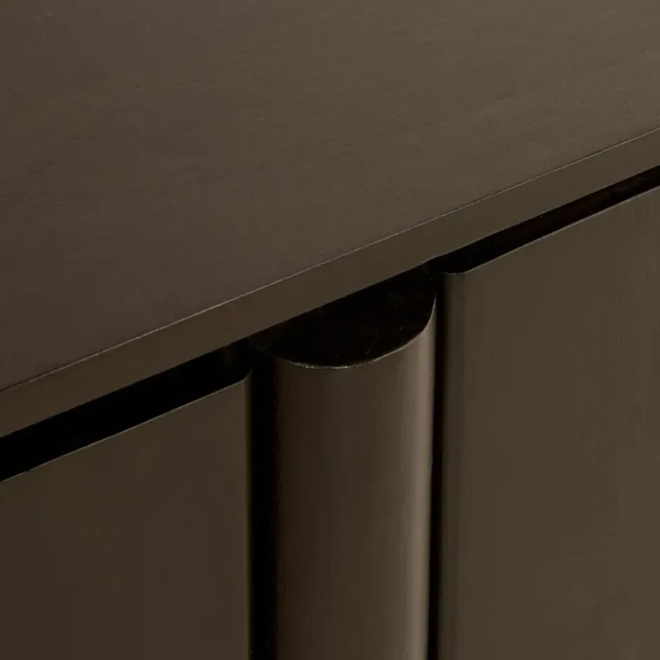 Wandkast Rondo - 150cm Donkerbruin