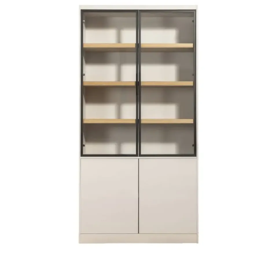 Wandkast Virgil - zand - 220x110x40 cm