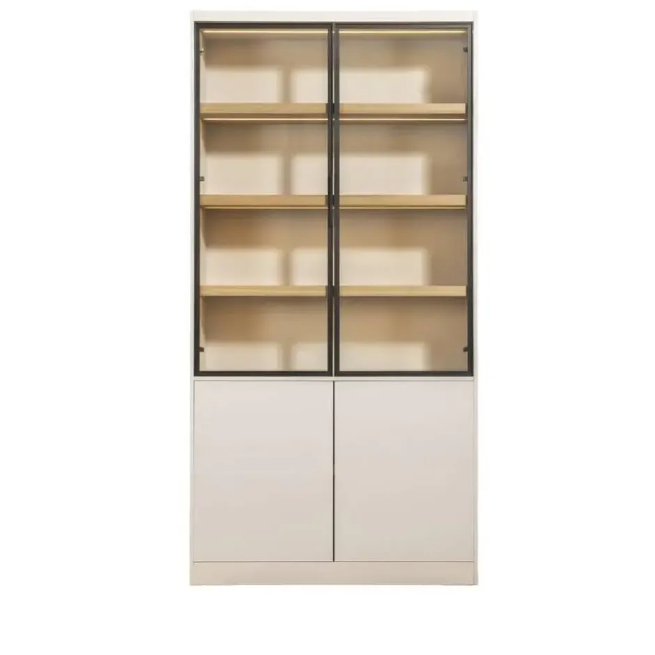 Wandkast Virgil - zand - 220x110x40 cm