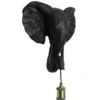 Wandlamp Elephant - Zwart - 35x13x36cm
