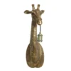 Wandlamp Giraffe - Antiek Brons - 20.5x19x61cm