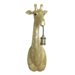 Wandlamp Giraffe - Goud - 20,5x19x61cm
