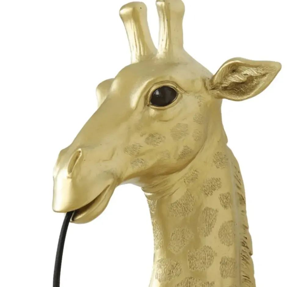 Wandlamp Giraffe - Goud - 20,5x19x61cm