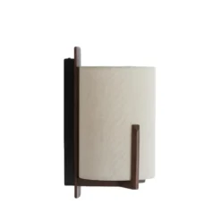 Wandlamp Litto - Donkerbruin - 22x18x36cm