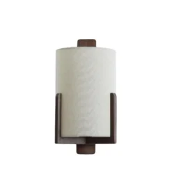Wandlamp Litto - Donkerbruin - 22x18x36cm