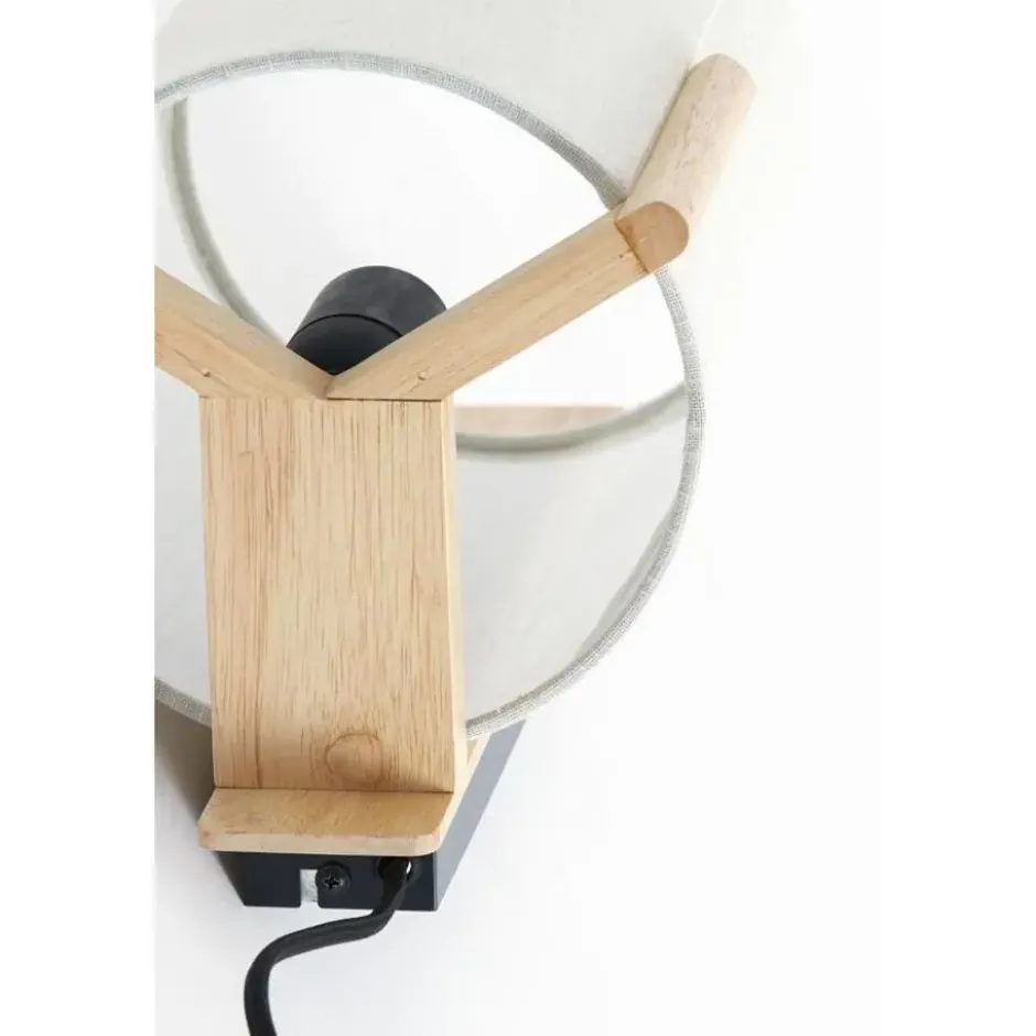 Wandlamp Litto - Naturel - 22x18x36cm