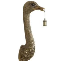 Wandlamp Ostrich - Brons - 25x19x72cm