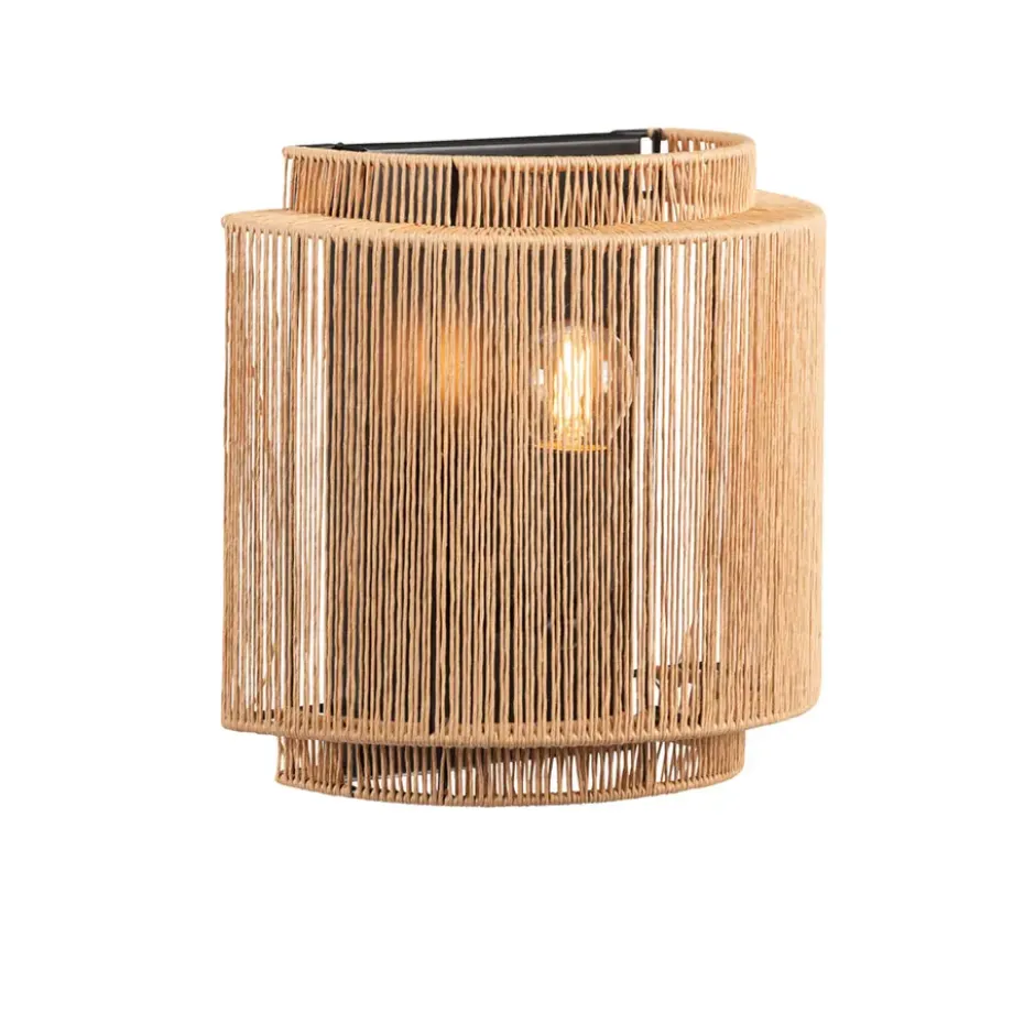 Wandlamp River - naturel - 23x13,5x23 cm
