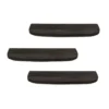 Wandplank Zwart - Set van 3 - 60x20x15cm - Gusta