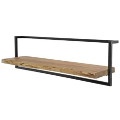 Wandrek Acaciahout Naturel - 100x25x30cm - Edge