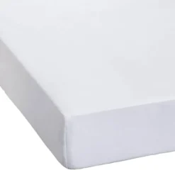 Waterdichte matrasbeschermer molton - wit - 160x200 cm