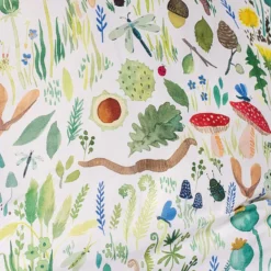 Wee Blue Bell Dekbedovertrek Fauna Flora - 140 x 200 + 63 x 63 cm - Katoen
