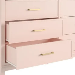 Westerleigh - Commode met 6 laden in roze MDF
