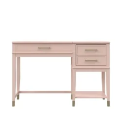 Westerleigh - Computerbureau met lifttop in roze MDF