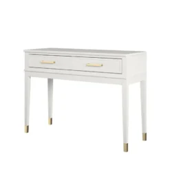 Westerleigh - Consoletafel met 2 laden in wit MDF