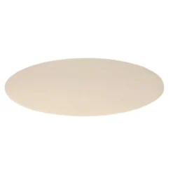 Wicotex Placemats Uni - creme - rond 38 cm - Teflon coating