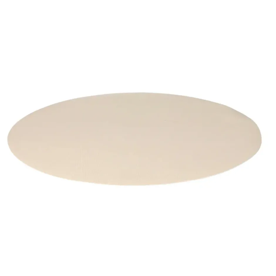Wicotex Placemats Uni - creme - rond 38 cm - Teflon coating