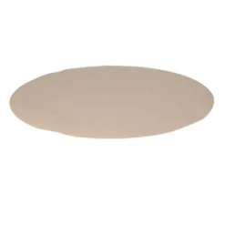 Wicotex Placemats Uni - taupe - rond 38 cm - Teflon coating