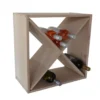 Wijnrek met kruis - 50 x 50 cm - Hout