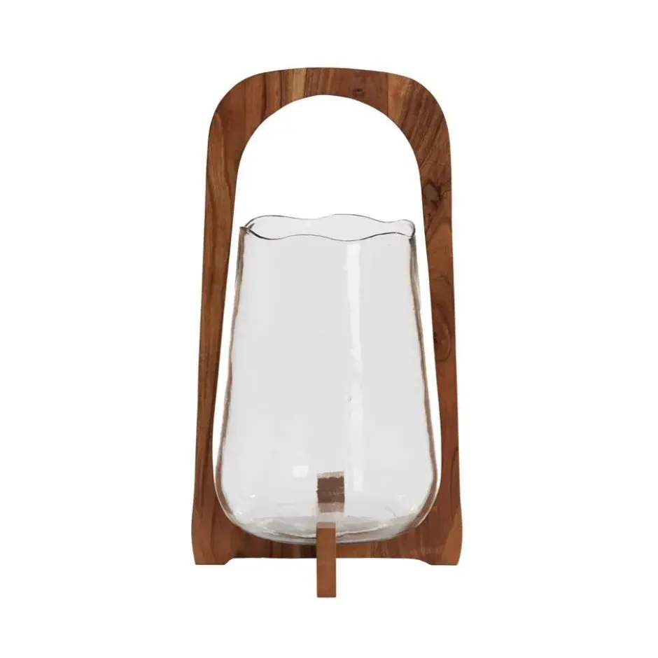 Windlicht Anosy - Bruin - Ø26cm