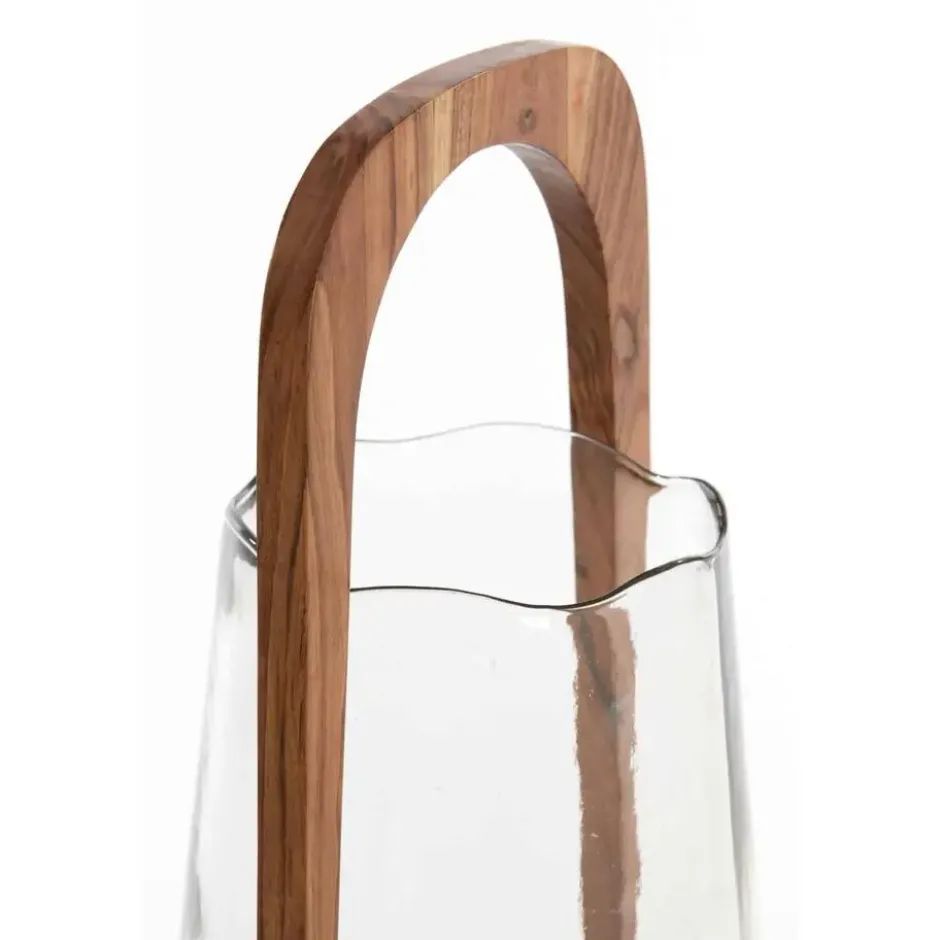 Windlicht Anosy - Bruin - Ø26cm