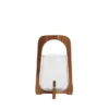 Windlicht Anosy - Bruin - 21.5x21.5x35cm