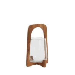 Windlicht Anosy - Bruin - 21.5x21.5x35cm