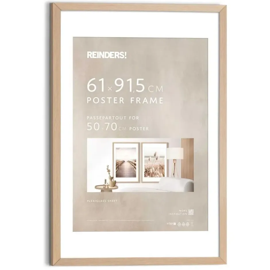 Wissellijst hout Poster 61x91,5 Beuken - 61x91,5 - Beuken
