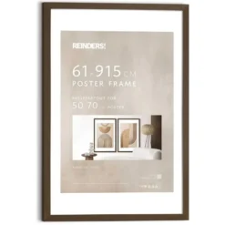 Wissellijst hout Poster 61x91,5 Walnoot - 61x91,5 - Walnoot