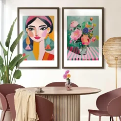 Wissellijst hout Poster 61x91,5 Walnoot - 61x91,5 - Walnoot