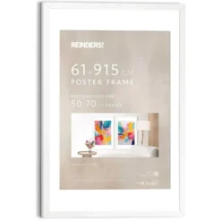 Wissellijst hout Poster 61x91,5 Wit - 61x91,5 - Wit