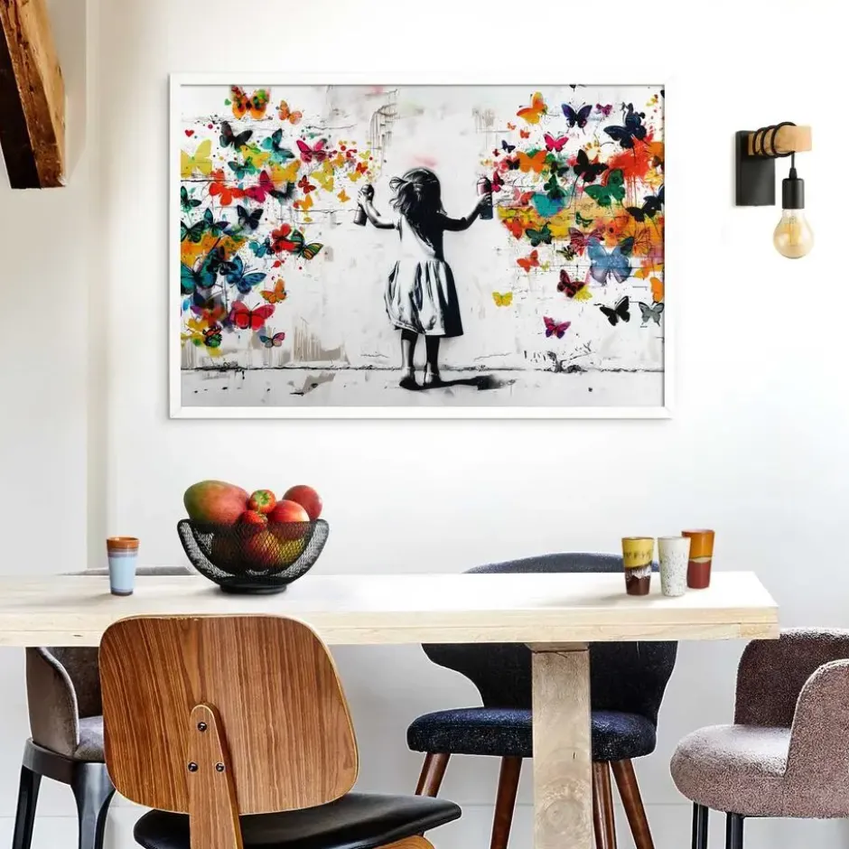 Wissellijst hout Poster 61x91,5 Wit - 61x91,5 - Wit