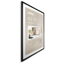 Wissellijst hout Poster 40x50 zwart - 40x50 - Zwart