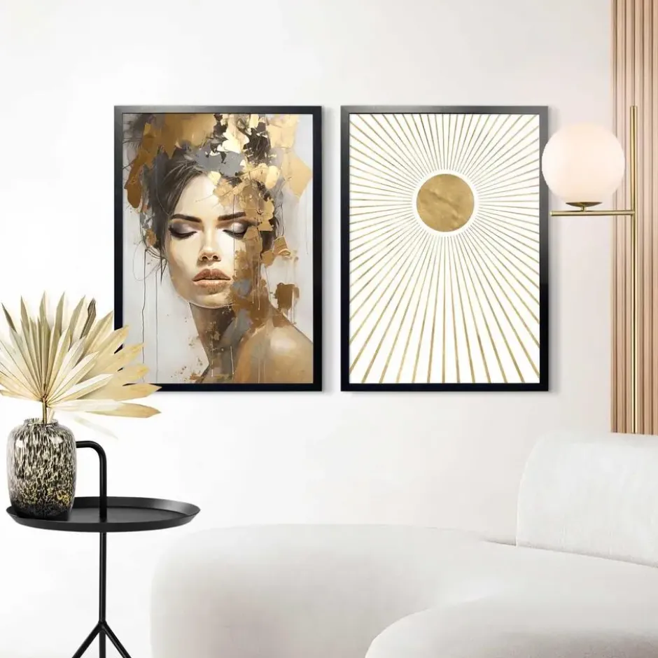 Wissellijst hout Poster 50x70 zwart - 50x70 - Zwart